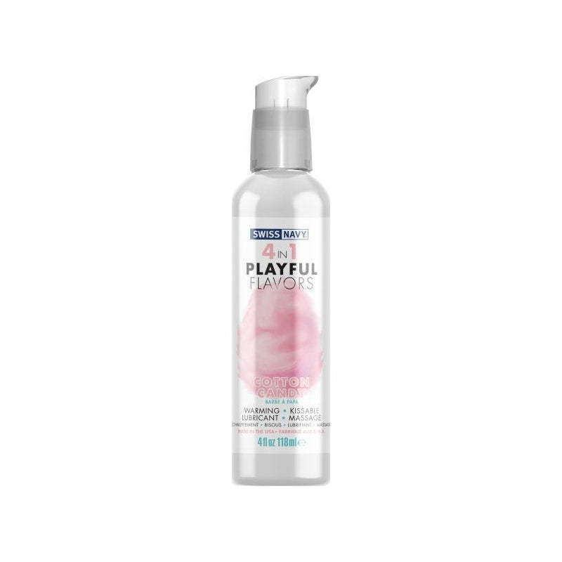 Playful Flavours 4 In 1 Cotton Candy 4oz/118ml Lube > Lube > Flavoured Main image