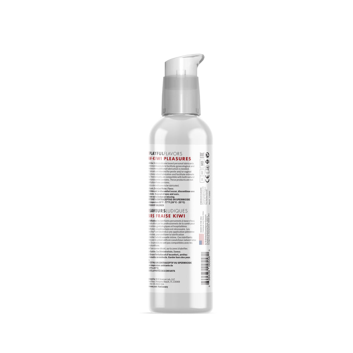 Playful Flavours 4 In 1 Strawberry Kiwi – Flavored Lubricant 4oz 118ml > Lube > Flavoured