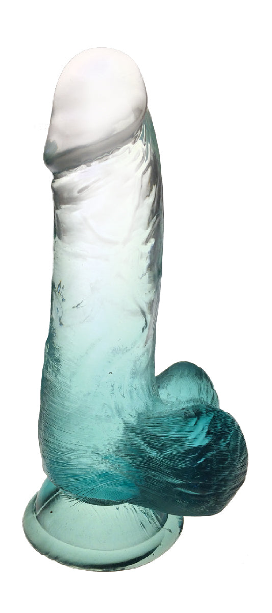 Shades 6 Inch Jelly Dong (Emerald) – Body-Safe TPR Dong > Dildos > Realistic Dildos