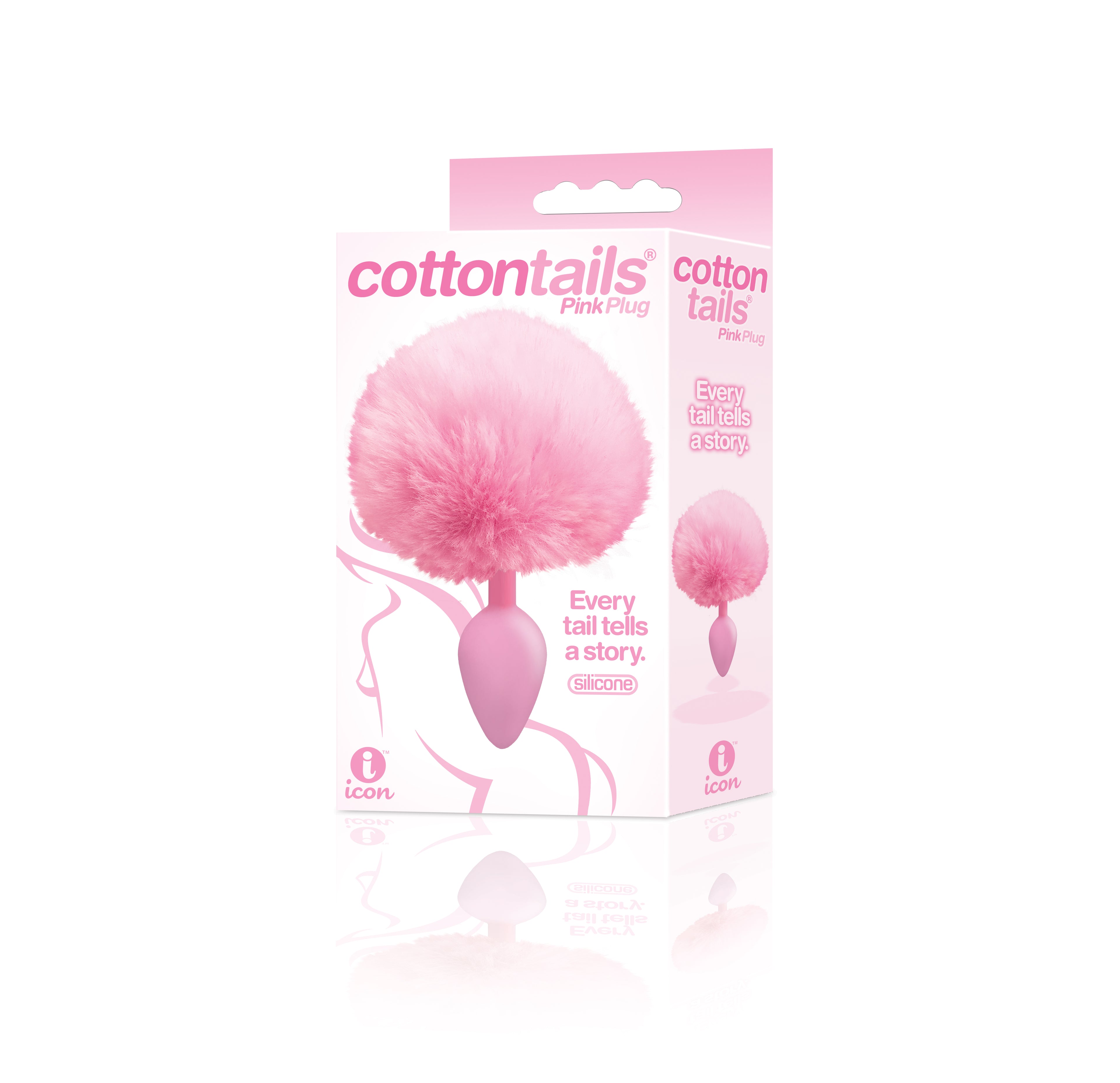 Cottontails Butt Plug with Bunny Tail Pink > Anal Range > Tail Butt Plugs