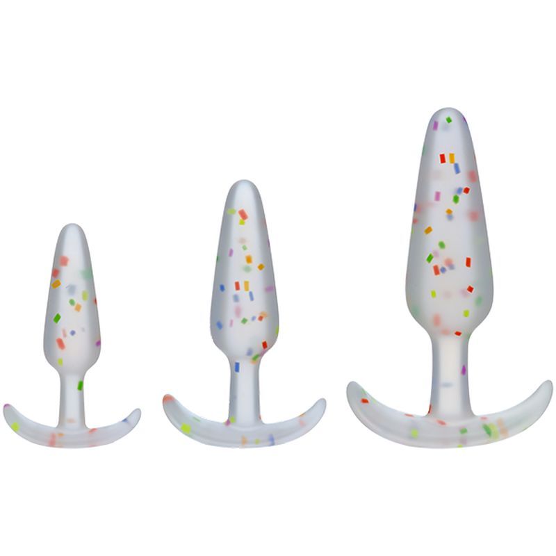 Pride Anal Trainer Set with Three Sizes of Mood Naughty Butt Plugs > Anal Range > Butt Plug Kits Main image