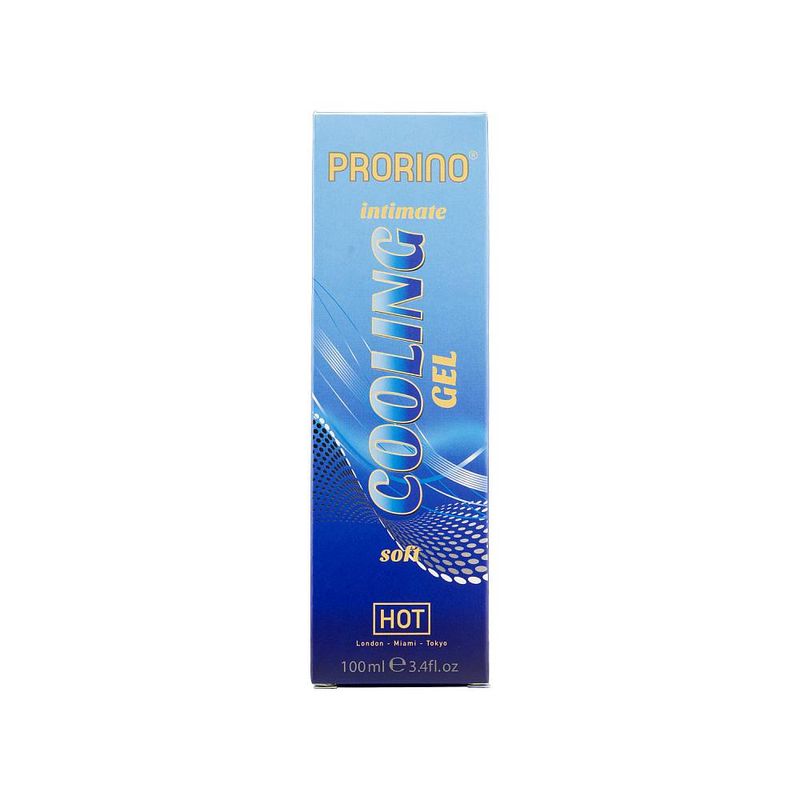 Prorino Cooling Gel Soft Lubricant 100ml Water-Soluble Formula Water Based Lube