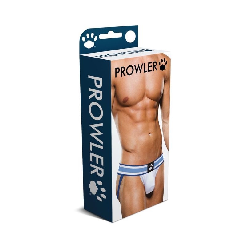 Prowler Jock White/Blue Stylish and Comfortable Jock Strap > Clothes > Jockstraps