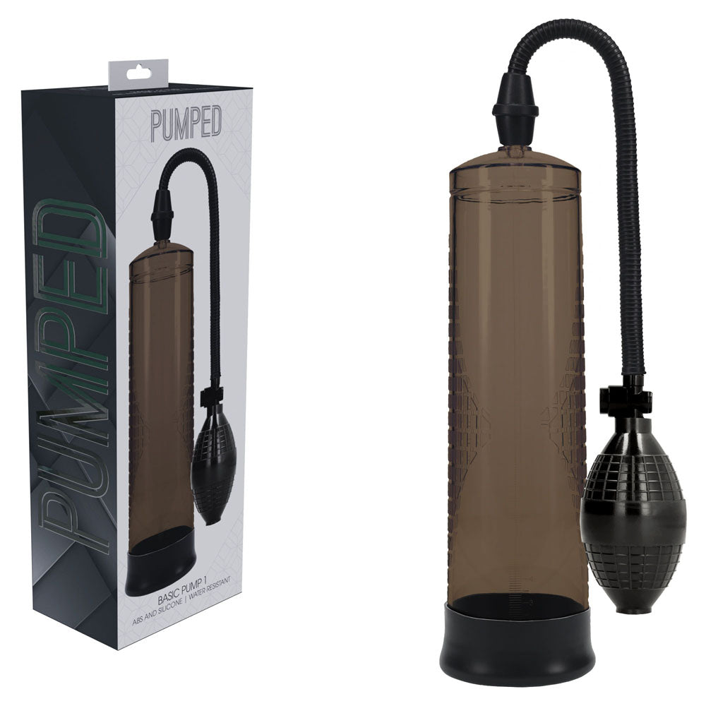 Pumped Basic Pump 1 Black Penis Pump- 20cm x 6cm > Pumps > Penis Pumps Main image