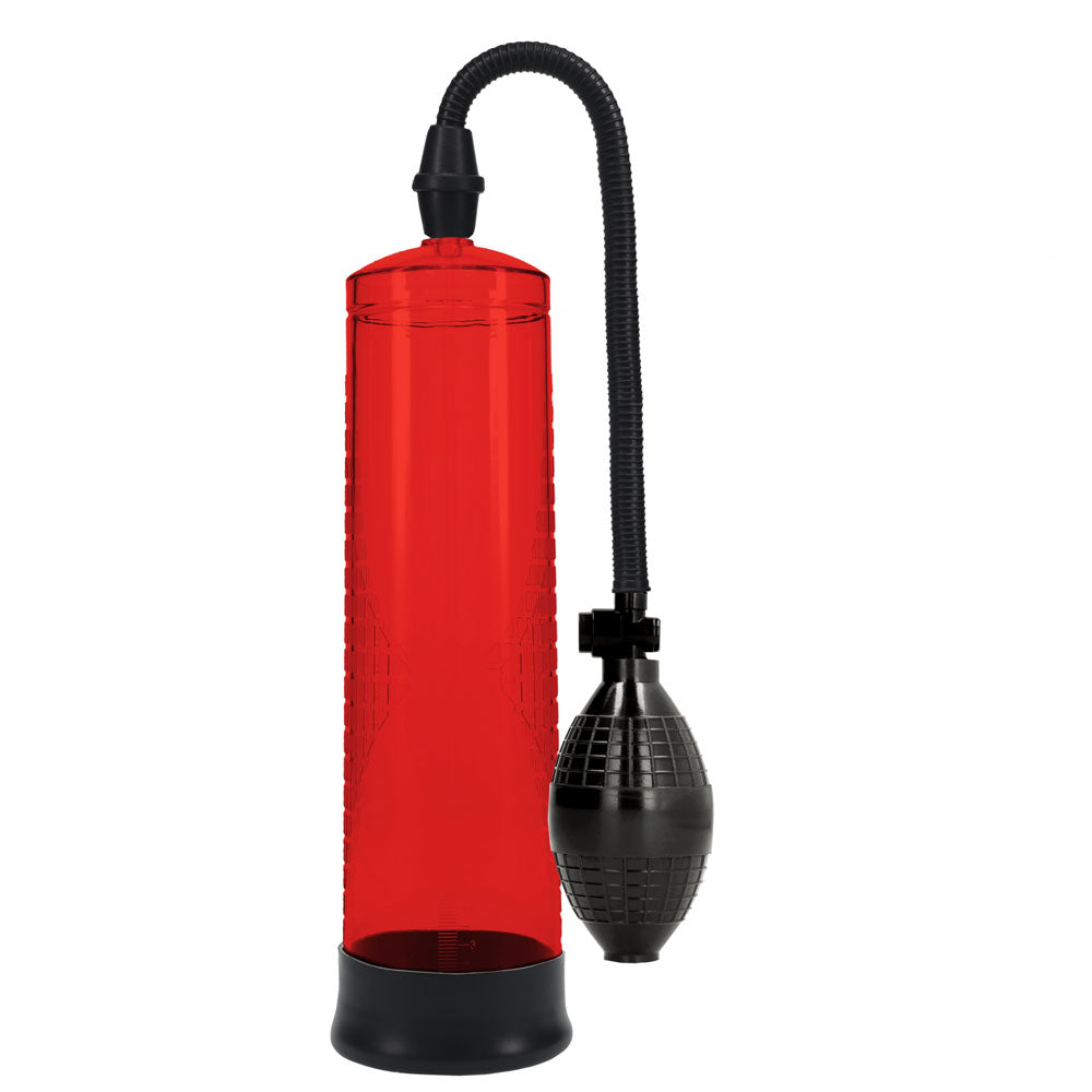 Pumped Basic Pump 1 Red Penis Pump - 20cm x 6cm > Pumps > Penis Pumps