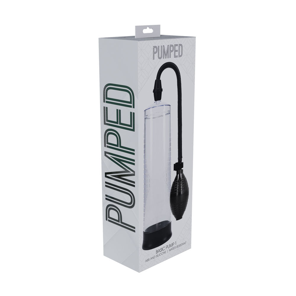 Pumped Basic Pump 1 Transparent Clear Penis Pump - 20cm x 6cm > Pumps > Penis Pumps