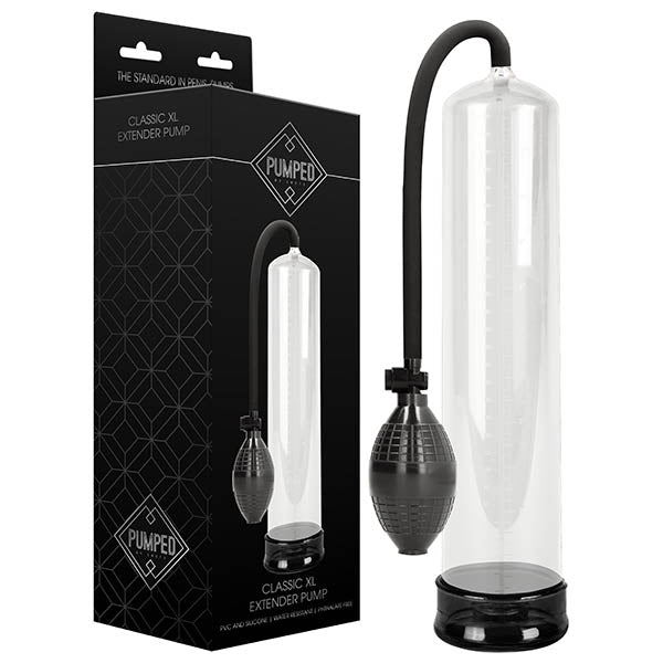 Pumped Classic XL Extender Penis Pump - Clear Large Size Enhancement Tool Pumps