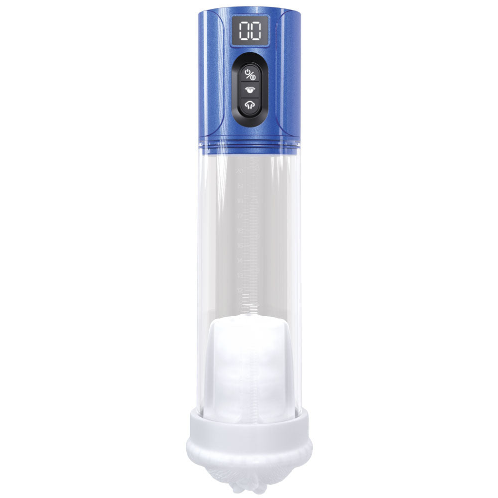 Pumped Hyperlift Metallic Clear Auto Pump - 20cm > Pumps > Penis Pumps Electric