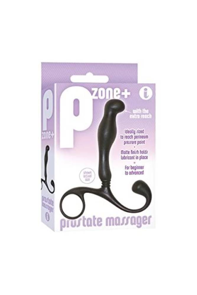 P Zone Prostate Massager 10 Centimeter Targeted Stimulation Prostate Stimulator Black > Anal Range > Prostate Plugs