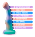 Avant Opal Dreams Aqua Silicone 6 Inch Dildo – Luxury Silicone Dildo > Dildos > Neutral Dildos