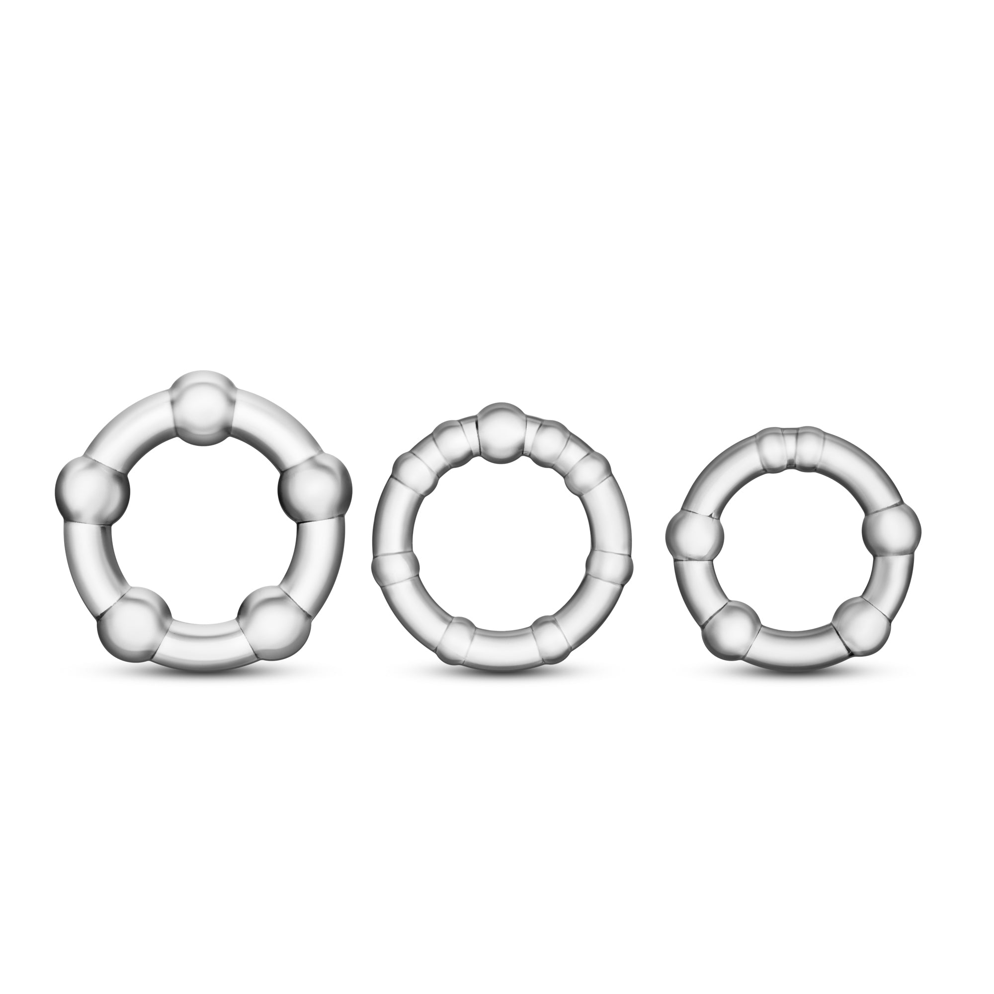 Stay Hard Beaded Cockrings Set of 3 Sizes > Cock Ring > Sets