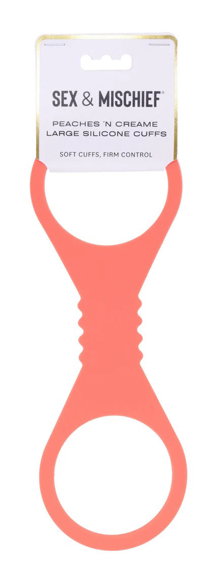 Peaches N Creame Silicone Cuffs (Orange) – Lightweight Restraints > Bondage Gear > Restraints