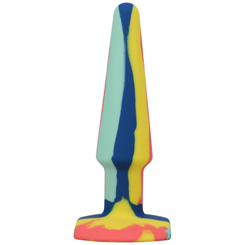 Groovy Silicone Anal Plug 5 Inch Sunrise Multi Colored > Anal Range > Butt Plugs