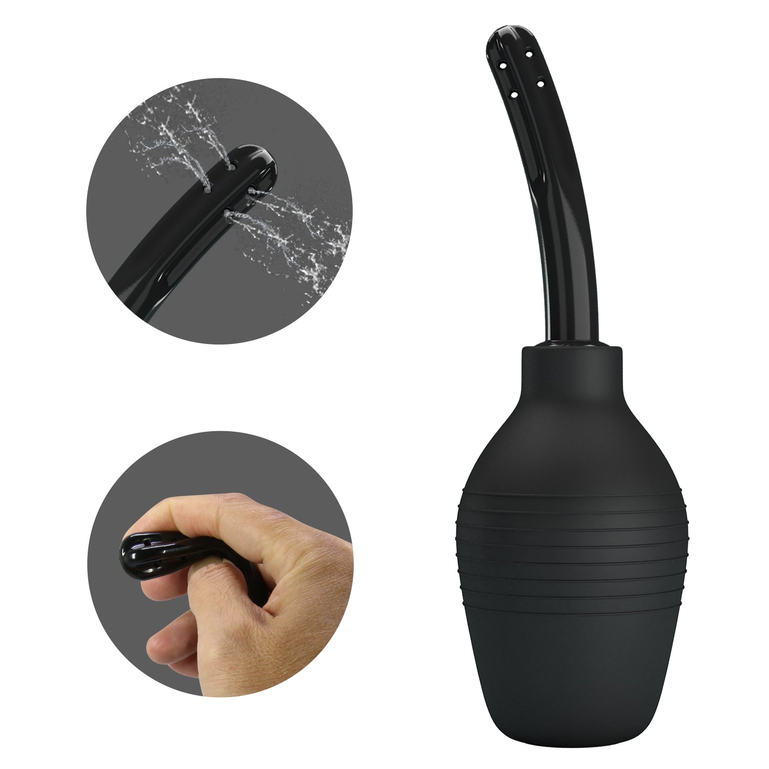 Mr Play Unisex Anal Douche 310ml Silicone Large Capacity Douches