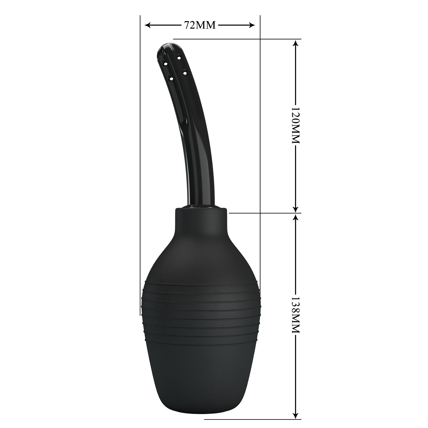 Mr Play Unisex Anal Douche 310ml Silicone Large Capacity Douches