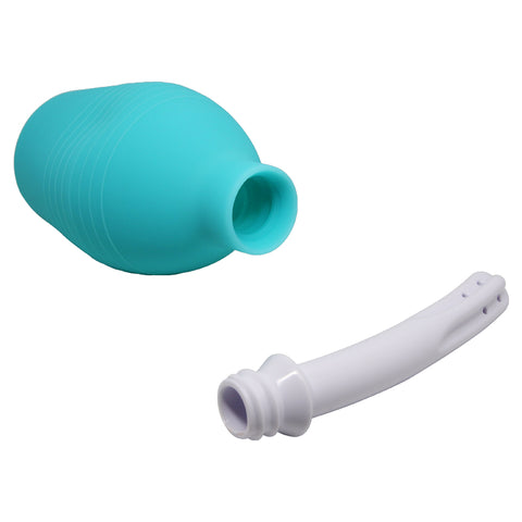 Mr Play Unisex Anal Douche with 310 ml Capacity Aqua White Douches