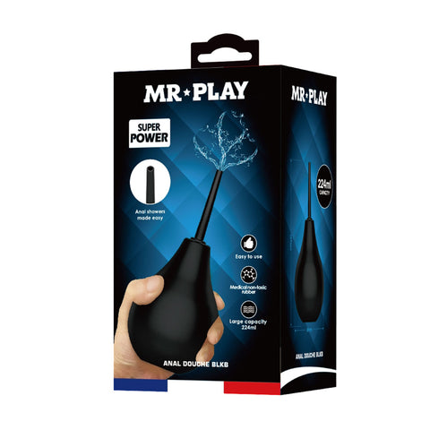 Mr Play Unisex Anal Douche with 224ml Capacity for Cleaning Douches