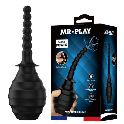 Mr Play Anal Shower Handheld Bidet Sprayer Compact Black Default Title Douches