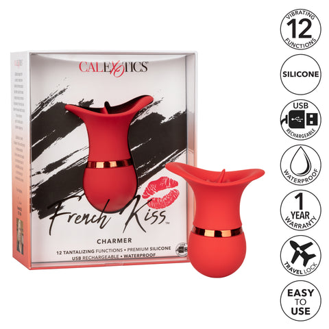 Tantalize French Kiss Charmer – Compact Flickering Tongue Teaser Vibrator > Vibrators > Ladies > Clitoral Vibrators and Stimulators