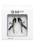 Sex and Mischief Nipple Clips with Adjustable Features and Rubber-Tipped Comfort > Sex Toys > Nipple Clamps