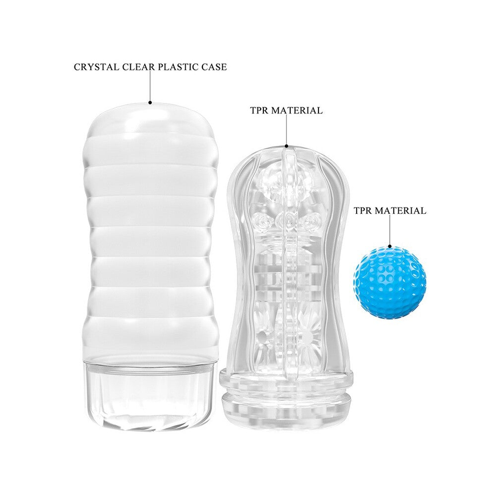 Pretty Love Plant Blue Vacuum Masturbator – Male Masturbator Cup Secondary image