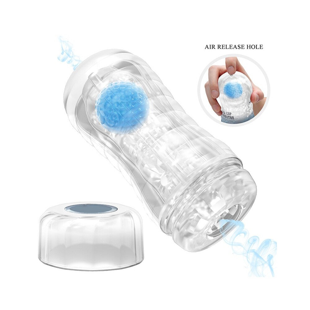 Pretty Love Plant Blue Vacuum Masturbator – Male Masturbator Cup > Sex Toys For Men > Masturbators Cup