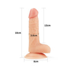 Lovetoy The Ultra Soft Dude – 7 Inch Realistic Dildo with Suction Cup > Dildos > Realistic Dildos