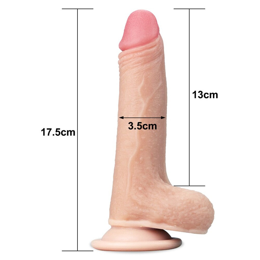 Lovetoy Sliding Skin Dildo 7 Inch – Realistic Dildo > Dildos > Realistic Dildos