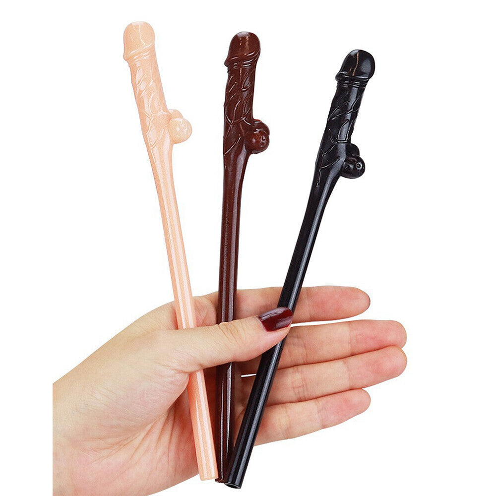 Lovetoy Pack of 9 Willy Straws – Drinking Straws Set > Novelties > Party Supplies