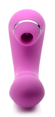Inmi Shegasm 5 Star Tapping G-Spot Vibe with Suction Pink Vibrators - G Spot