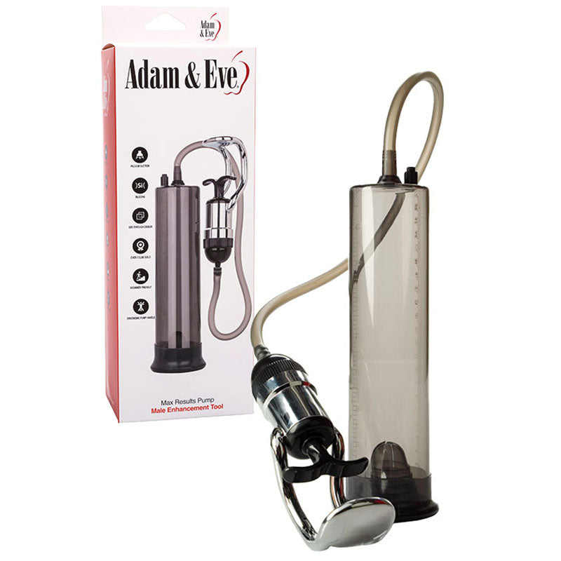 Adam & Eve Max Results Pump – Penis Pump 9.5 Inch x 2.5 Inch Clear > Pumps > Penis Pumps