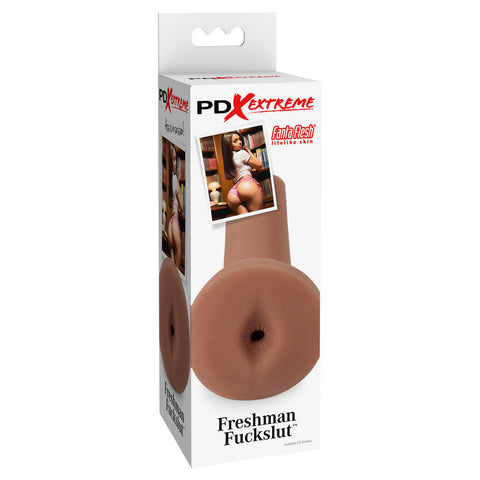 Pipedream Extreme Toyz Freshman Fuckslut Brown Ass Stroker Strokers - Manual