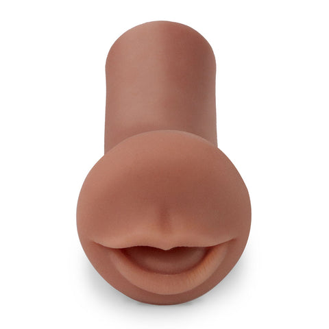 Pipedream Extreme Toyz Coed Cocksucker Brown Mouth Stroker > Sex Toys For Men > Masturbators Manual