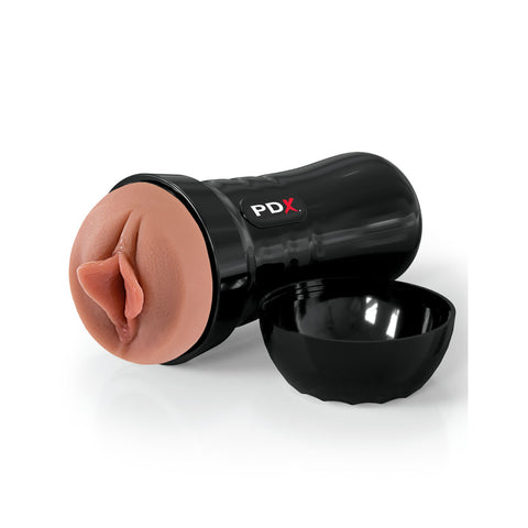 Pdx Extreme Wet Pussies Super Luscious Stroker Brown Strokers - Manual