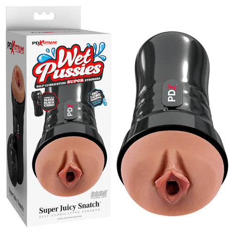 Pdx Extreme Wet Pussies Super Juicy Snatch Stroker Brown Brown Strokers - Manual