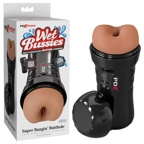 Pdx Wet Bussies Super Bangin Butt Anal Stroker Brown Strokers - Manual