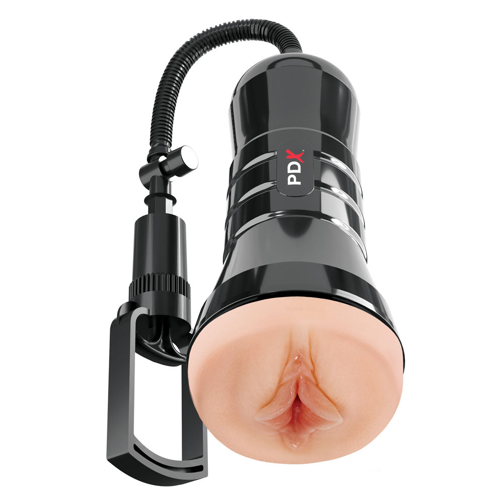 PDX Wet Pussies Super Sucker XXL – Suction Pump Vagina Stroker > Sex Toys For Men > Masturbators > Manual Main image