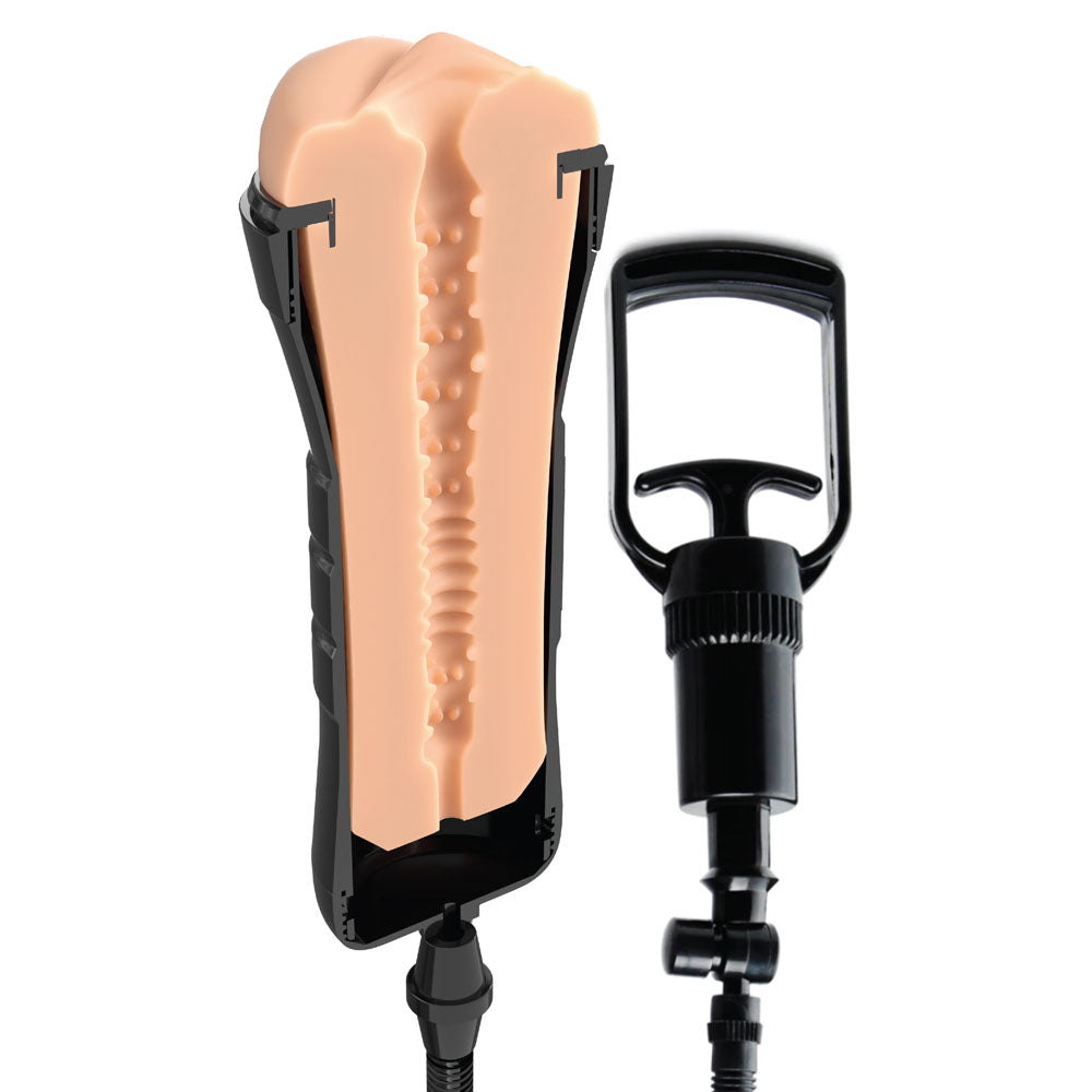 PDX Wet Pussies Super Sucker XXL – Suction Pump Vagina Stroker > Sex Toys For Men > Masturbators > Manual