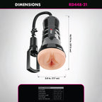 PDX Wet Pussies Super Sucker XXL – Suction Pump Vagina Stroker > Sex Toys For Men > Masturbators > Manual