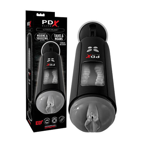 Pdx Extreme Toyz Elite Ultimate Milker Powered Masturbator Black Strokers - Auto