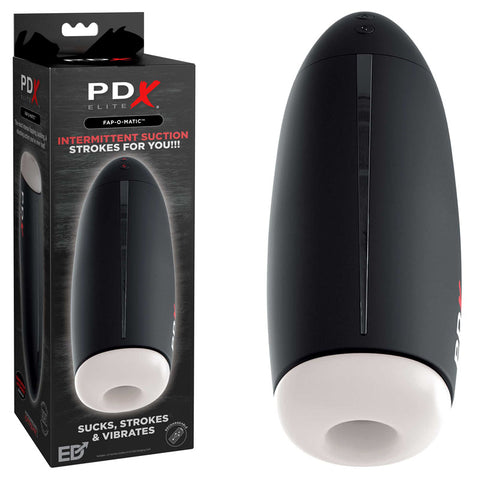 Pipedream Extreme Toys Elite Fap-O-Matic USB Rechargeable Masturbator White Strokers - Auto