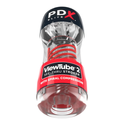 Pdx Elite Viewtube 2 Clear Stroker for Enhanced Pleasure and Visual Stimulation Strokers - Manual