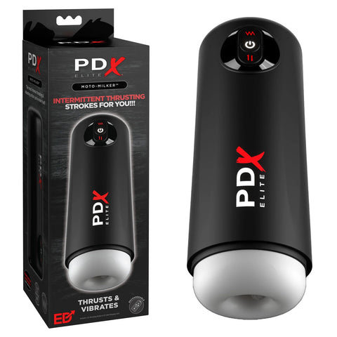 Pdx Elite Moto Milker Suction Stroker > Sex Toys For Men > Masturbators > Vibrating