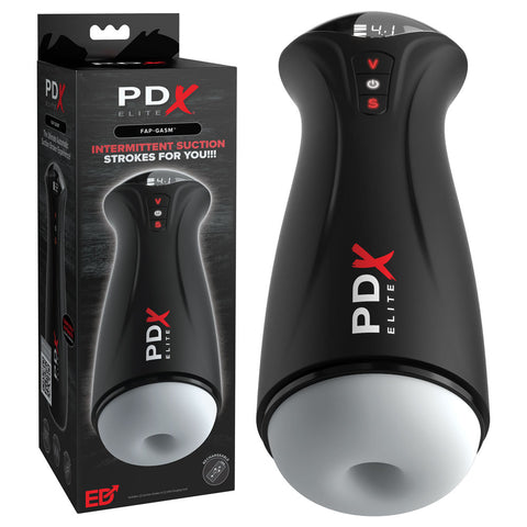 PDX Elite Fuck-Gasm 9.7 Inch USB Rechargeable Auto Stroker Clear Strokers - Auto