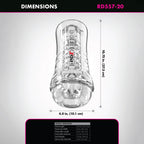 Pdx Elite Viewtube Plus (Clear) – See-Thru Stroker > Sex Toys For Men > Masturbators > Manual