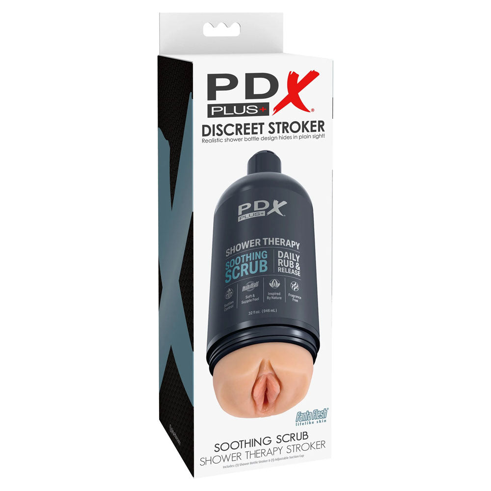 PDX Discreet Shower Soothing Scrub (Shampoo Bottle Edition) – Masturbator > Sex Toys For Men > Masturbators Manual
