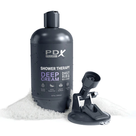 Pdx Plus Shower Therapy Deep Cream Discreet Stroker Strokers - Manual