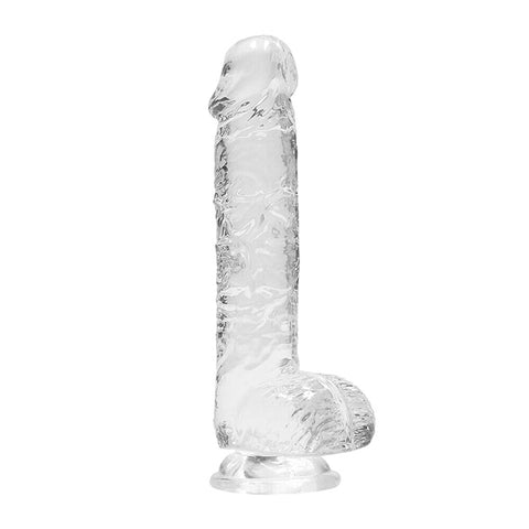 RealRock 6 Inch Transparent Crystal Clear Dildo – Realistic Body-Safe Dildo > Dildos > Realistic Dildos