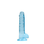 REALROCK Crystal Clear 7 Inch Realistic Dildo With Balls > Dildos > Realistic Dildos