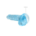 REALROCK Crystal Clear 7 Inch Realistic Dildo With Balls > Dildos > Realistic Dildos